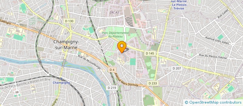 localisation de l'entreprise MADAME STEPHANIE MENDY à CHAMPIGNY-SUR-MARNE