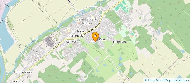 localisation de l'entreprise MADAME STEPHANIE MENUT  SAINT-LAURENT-NOUAN