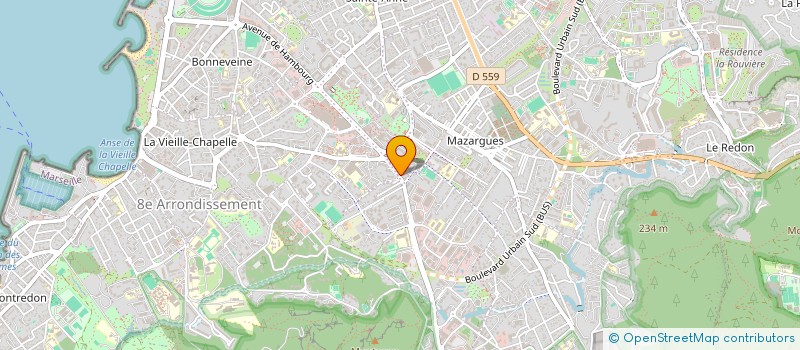 localisation de l'entreprise MADAME STEPHANIE MERIC  MARSEILLE
