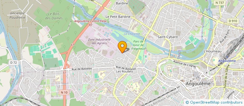 localisation de l'entreprise MADAME STEPHANIE MERIOT à ANGOULEME