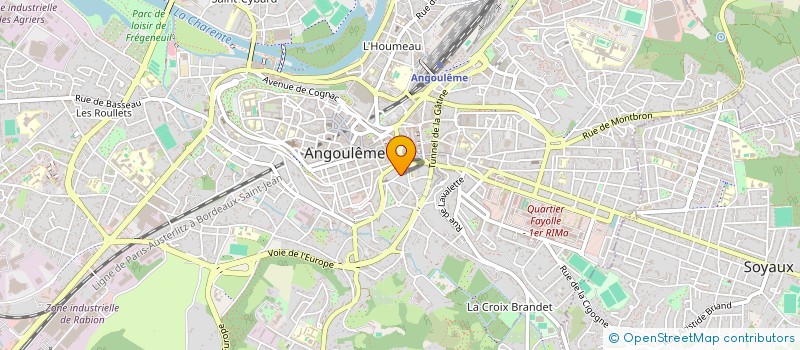 localisation de l'entreprise MADAME STEPHANIE MERLE à ANGOULEME