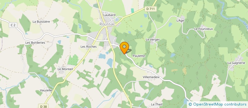 localisation de l'entreprise MADAME STEPHANIE MERY-GALET à SAINT-PARDOUX-LE-LAC
