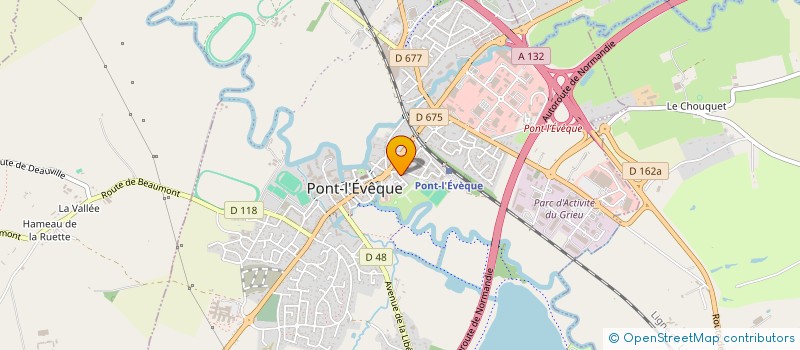 localisation de l'entreprise MADAME STEPHANIE MESNIL  PONT L'EVEQUE