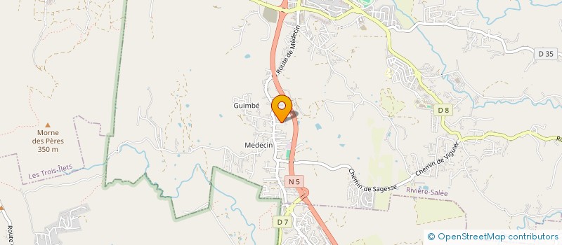 localisation de l'entreprise MADAME STEPHANIE MESSAOUD  RIVIERE-SALEE