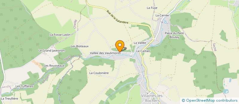 localisation de l'entreprise MADAME STEPHANIE MEUNIER à VILLAINES-LES-ROCHERS