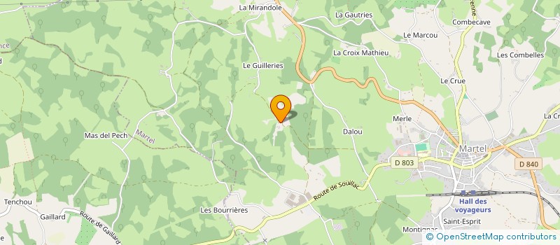 localisation de l'entreprise MADAME STEPHANIE MEUNIER  MARTEL