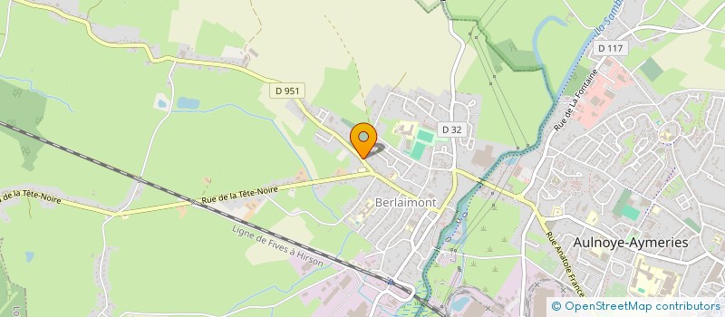 localisation de l'entreprise MADAME STEPHANIE MEURICE  BERLAIMONT