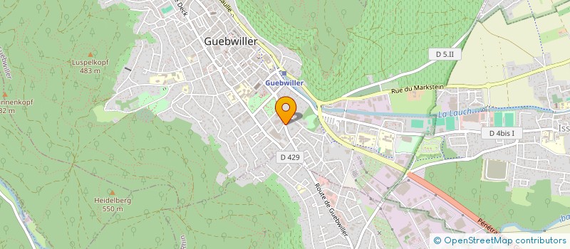 localisation de l'entreprise MADAME STEPHANIE MEYER  GUEBWILLER