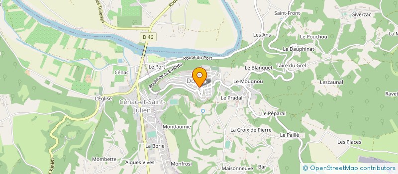 localisation de l'entreprise MADAME STEPHANIE MEYNARD  CENAC ET SAINT JULIEN