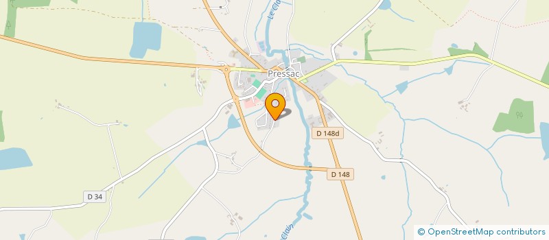 localisation de l'entreprise MADAME STEPHANIE MICHAUD  PRESSAC