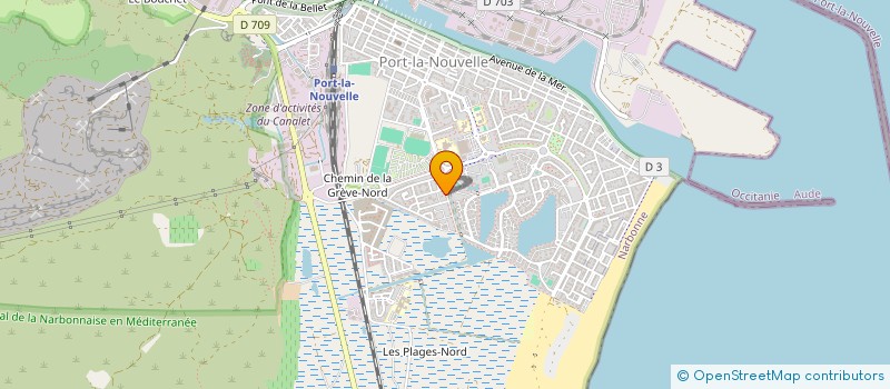 localisation de l'entreprise MADAME STEPHANIE MICHEL  PORT-LA-NOUVELLE