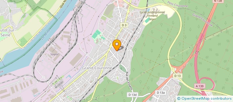 localisation de l'entreprise MADAME STEPHANIE MICHEL  GRAND-COURONNE