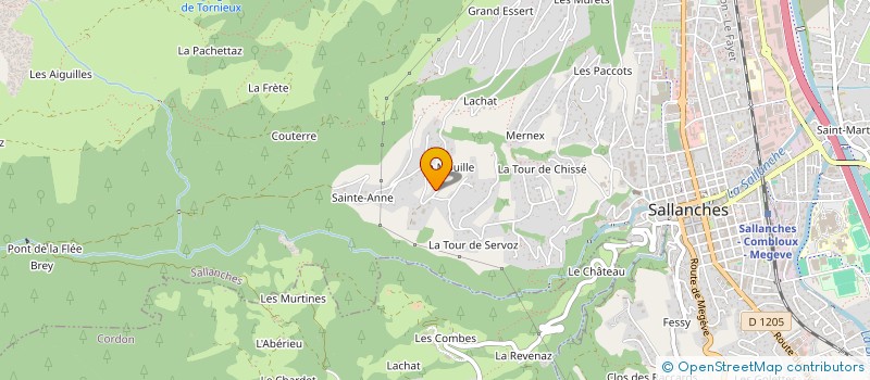 localisation de l'entreprise MADAME STEPHANIE MICHEL à SALLANCHES
