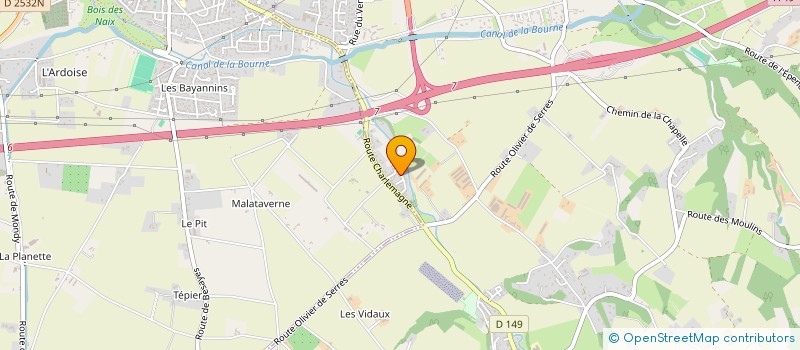 localisation de l'entreprise MADAME STEPHANIE MICHELON  CHATUZANGE-LE-GOUBET