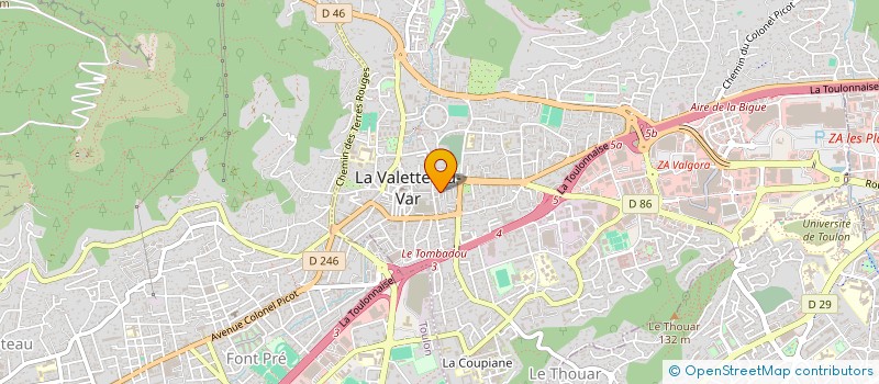 localisation de l'entreprise MADAME STEPHANIE MIESCH  LA VALETTE-DU-VAR