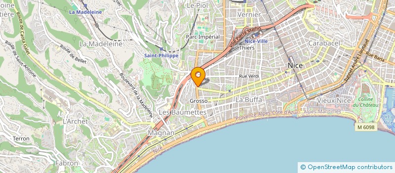 localisation de l'entreprise MADAME STEPHANIE MIESZALA à NICE