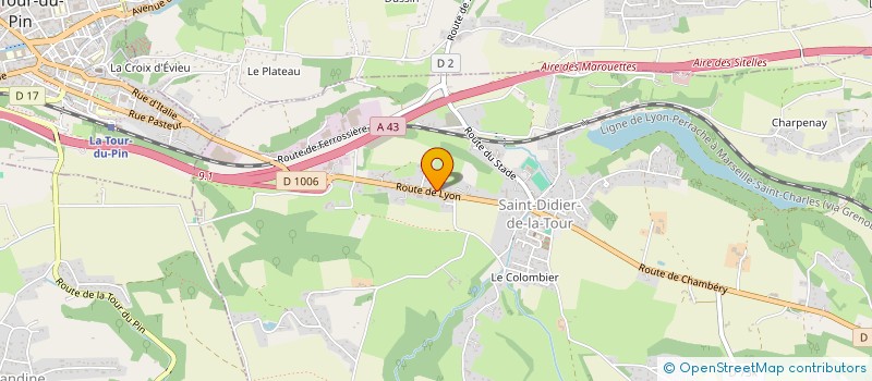 localisation de l'entreprise MADAME STEPHANIE MILLAN RAMOS  ROCHETOIRIN