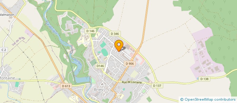 localisation de l'entreprise MADAME STEPHANIE MILLET  VAL DE BRIEY