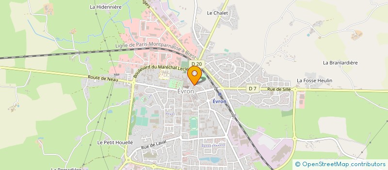 localisation de l'entreprise MADAME STEPHANIE MILOUDI  EVRON