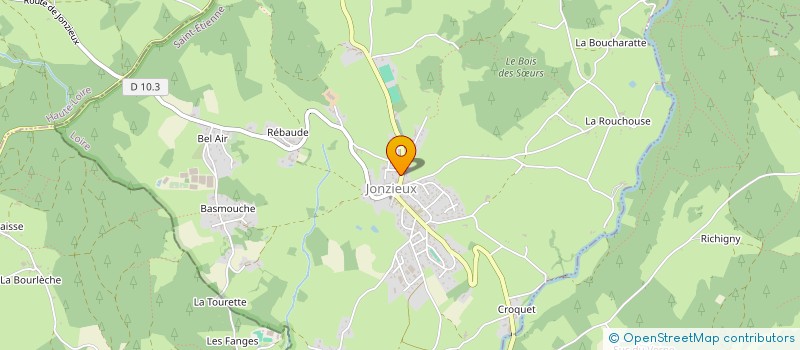 localisation de l'entreprise MADAME STEPHANIE MINAIRE  JONZIEUX