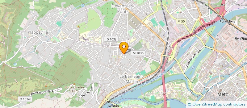 localisation de l'entreprise MADAME STEPHANIE MIOSKOWSKI  LE BAN-SAINT-MARTIN