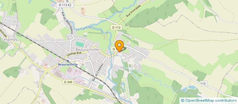 localisation de l'entreprise MADAME STEPHANIE MIOT  BEAURAINVILLE