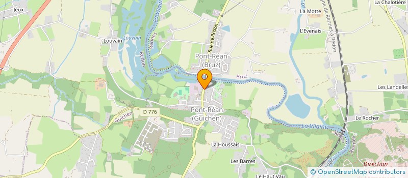 localisation de l'entreprise MADAME STEPHANIE MOKHTAR  GUICHEN