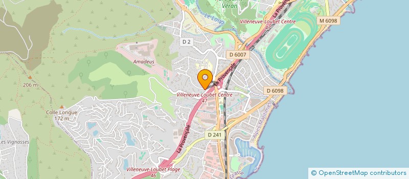 localisation de l'entreprise MADAME STEPHANIE MOLINERI  VILLENEUVE-LOUBET