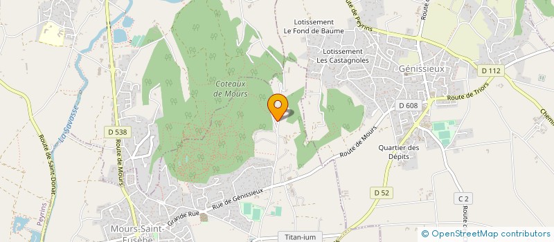 localisation de l'entreprise MADAME STEPHANIE MOLLET  MOURS-SAINT-EUSEBE