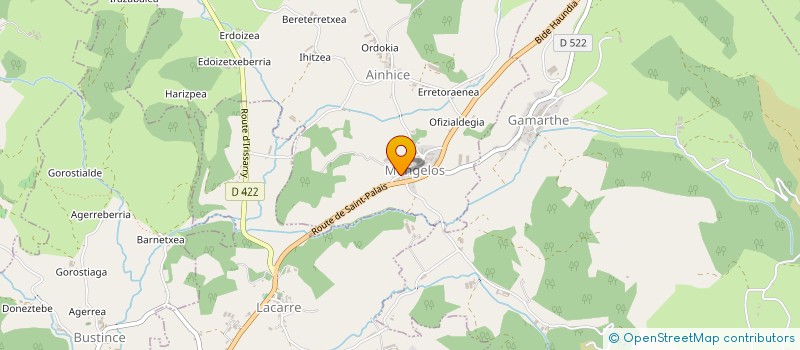 localisation de l'entreprise MADAME STEPHANIE MONLEZUN  AINHICE-MONGELOS