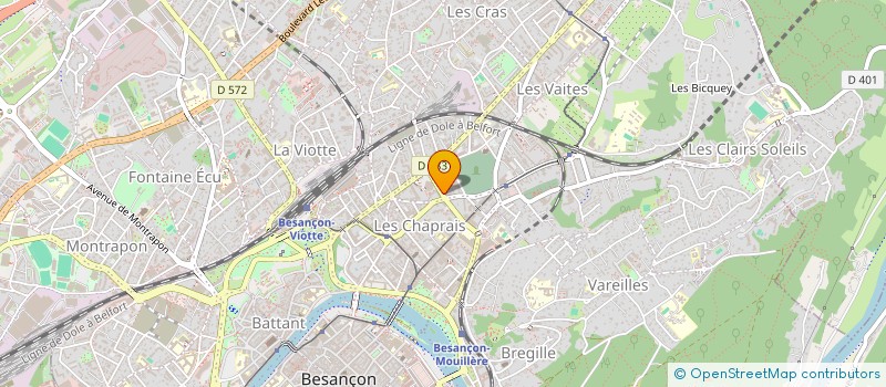 localisation de l'entreprise MADAME STEPHANIE MONNEUSE  BESANCON