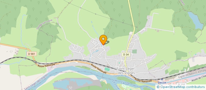 localisation de l'entreprise MADAME STEPHANIE MONTIGNY  SAINT-LEGER-DES-VIGNES