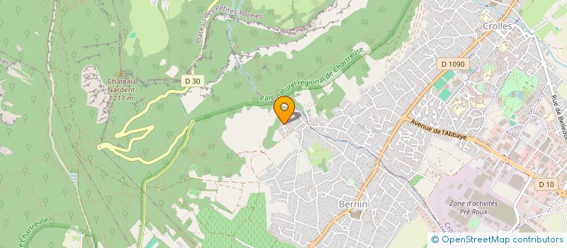 localisation de l'entreprise MADAME STEPHANIE MONTMAYEUL  BERNIN