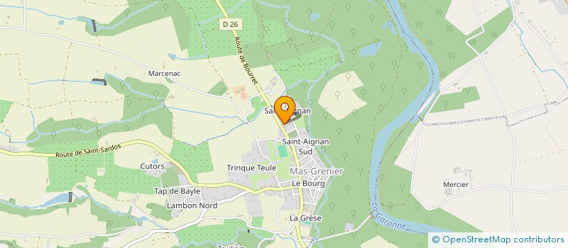 localisation de l'entreprise MADAME STEPHANIE MORALES  MAS-GRENIER