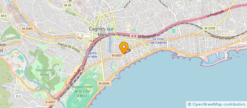 localisation de l'entreprise MADAME STEPHANIE MORALES  CAGNES-SUR-MER