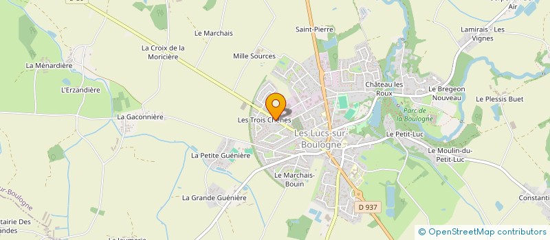 localisation de l'entreprise MADAME STEPHANIE MORAUD  LES LUCS-SUR-BOULOGNE