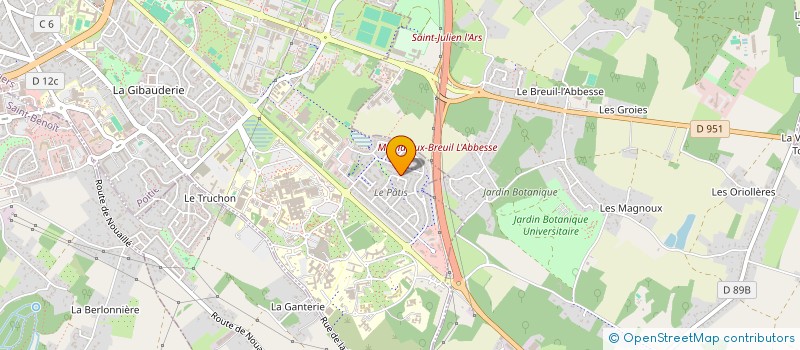 localisation de l'entreprise MADAME STEPHANIE MORCEAU à POITIERS