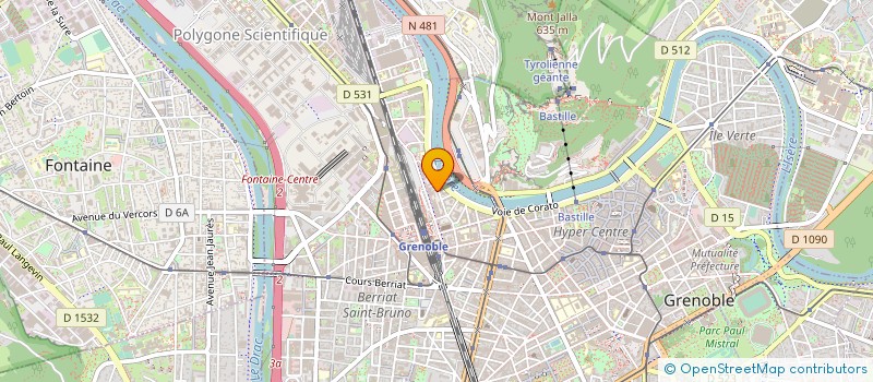 localisation de l'entreprise MADAME STEPHANIE MOREAU  GRENOBLE