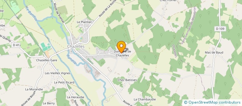 localisation de l'entreprise MADAME STEPHANIE MOREAUD à CHAZELLES