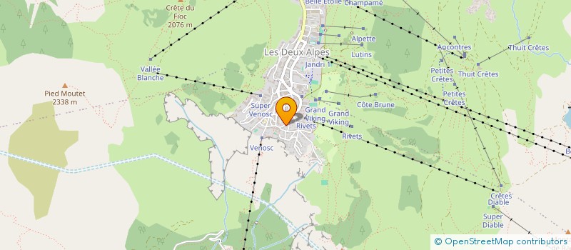 localisation de l'entreprise MADAME STEPHANIE MOREL  LES DEUX ALPES