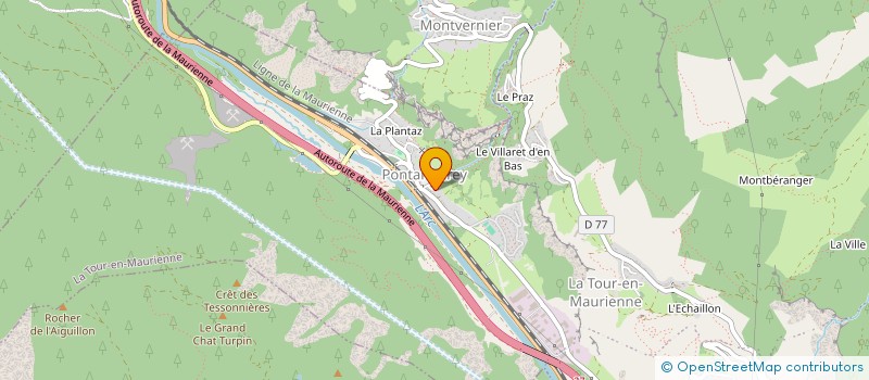 localisation de l'entreprise MADAME STEPHANIE MORELLE à LA TOUR-EN-MAURIENNE