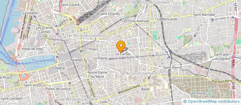 localisation de l'entreprise MADAME STEPHANIE MORENO  MARSEILLE