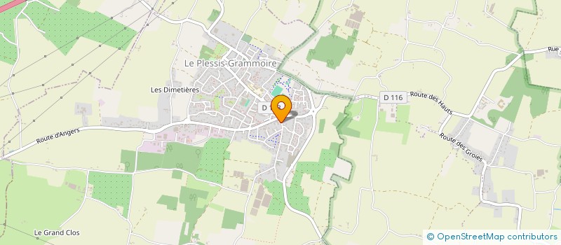 localisation de l'entreprise MADAME STEPHANIE MORGAND  LE PLESSIS-GRAMMOIRE