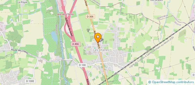 localisation de l'entreprise MADAME STEPHANIE MORISSET  LES CHERES