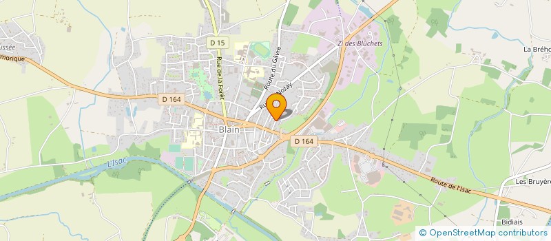 localisation de l'entreprise MADAME STEPHANIE MORNET  BLAIN