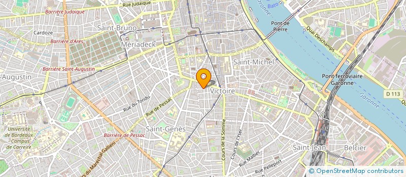 localisation de l'entreprise MADAME STEPHANIE MOTAIS DE MARBONNE à BORDEAUX