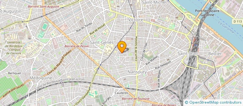 localisation de l'entreprise MADAME STEPHANIE MOULIN  BORDEAUX