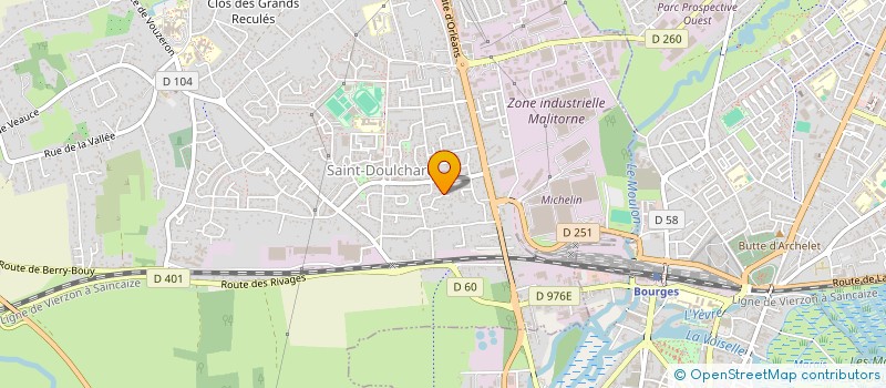 localisation de l'entreprise MADAME STEPHANIE MOULIN  SAINT-DOULCHARD