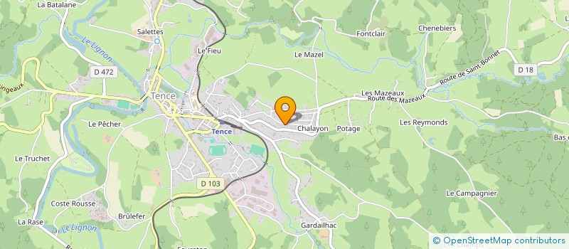 localisation de l'entreprise MADAME STEPHANIE MOUNIER à TENCE