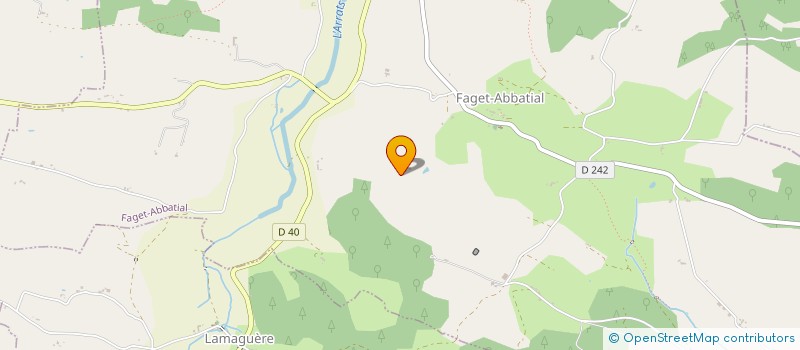 localisation de l'entreprise MADAME STEPHANIE MULLER  FAGET-ABBATIAL